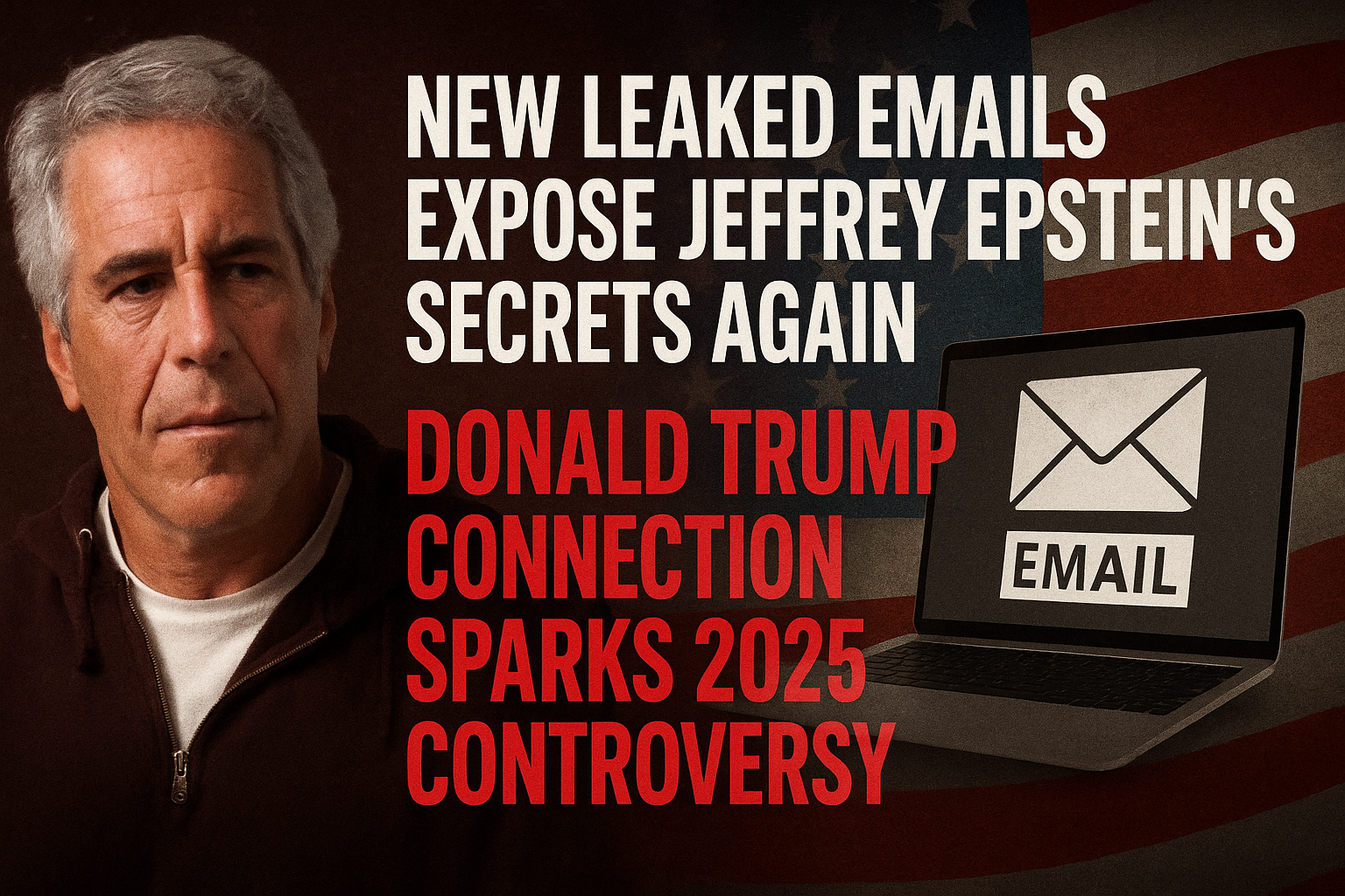 Jeffrey Epstein emails leak 2025 — Donald Trump connection and political controversy.